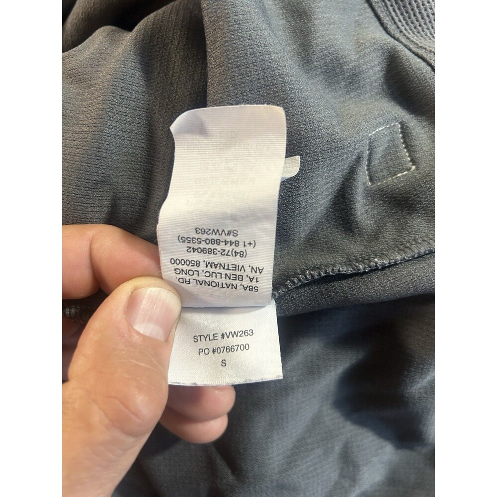 Vuori Bayview Thermal Waffle Hoodie Gray Colour, Snap Front, Women’s Size Small - Picture 9 of 10